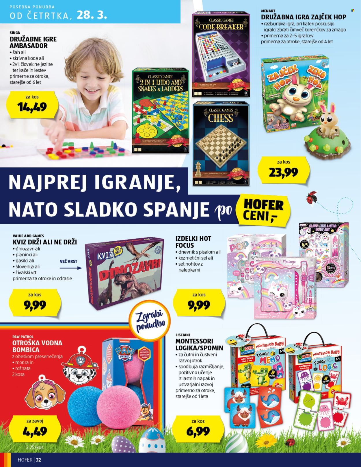 Hofer katalog - 21.3.2024 - 30.3.2024. Stran 32