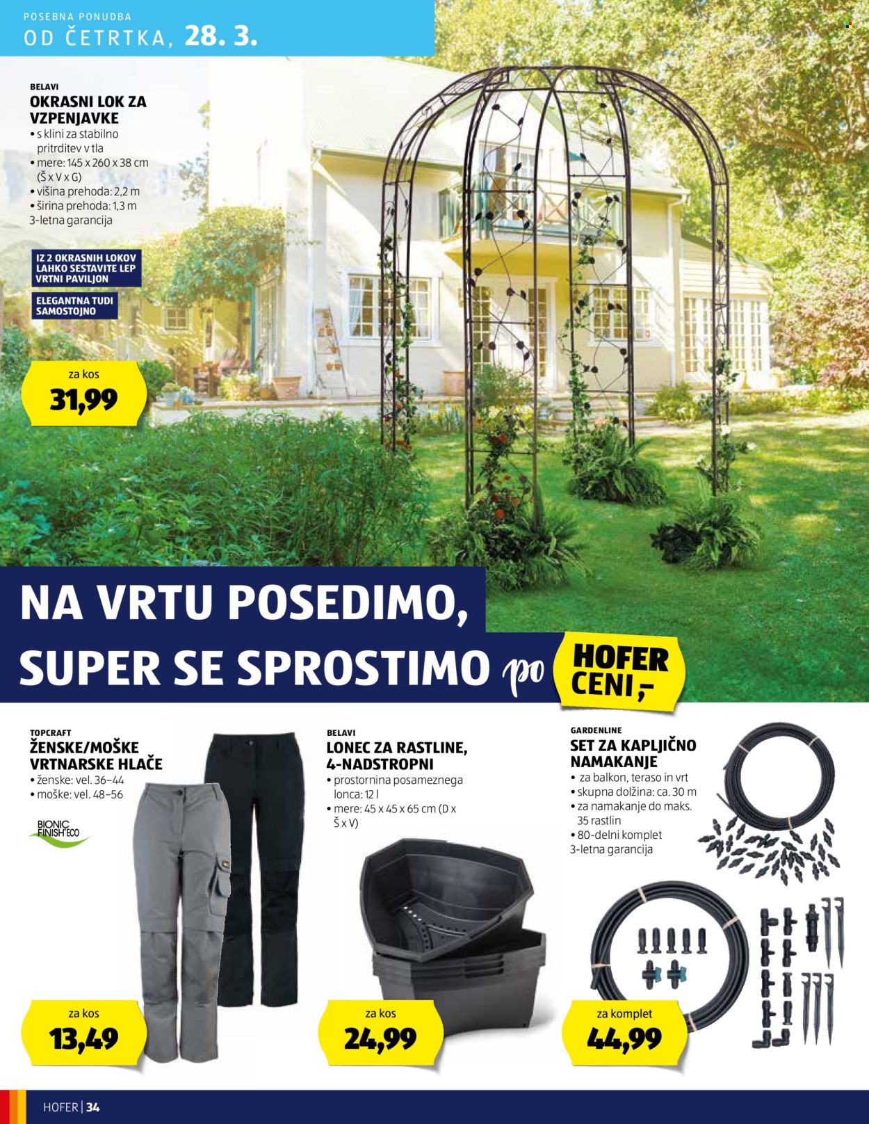 Hofer katalog - 21.3.2024 - 30.3.2024. Stran 34