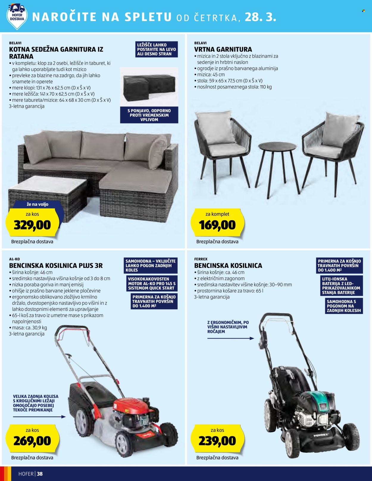 Hofer katalog - 21.3.2024 - 30.3.2024. Stran 38