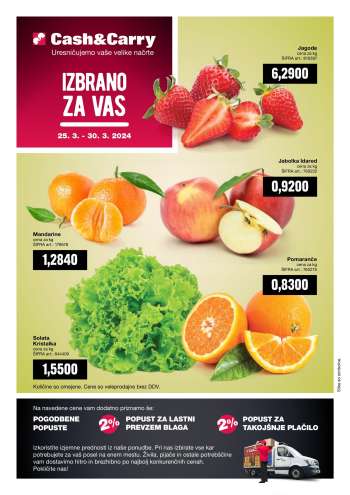 Mercator Cash & Carry katalog - 25.3.2024 - 30.3.2024.