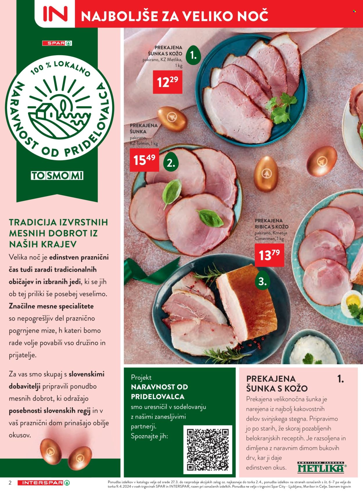 INTERSPAR katalog - 27.3.2024 - 9.4.2024. Stran 2