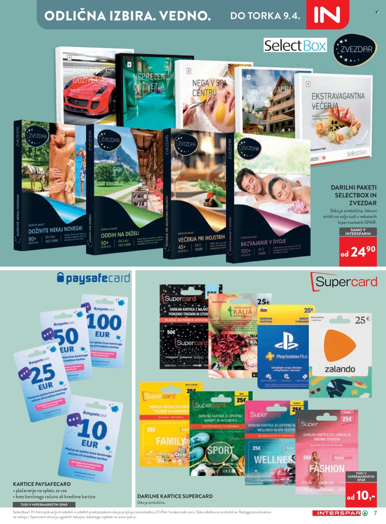 INTERSPAR katalog - 27.3.2024 - 9.4.2024. Stran 7