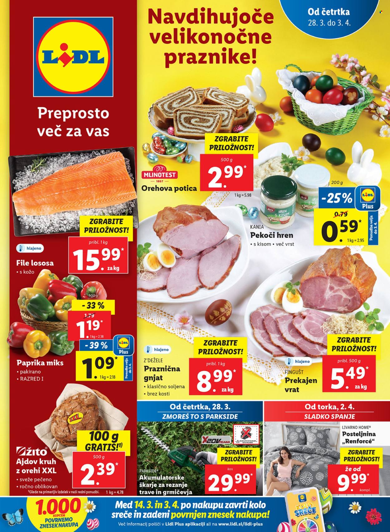 Lidl katalog - 28.3.2024 - 3.4.2024. Stran 1