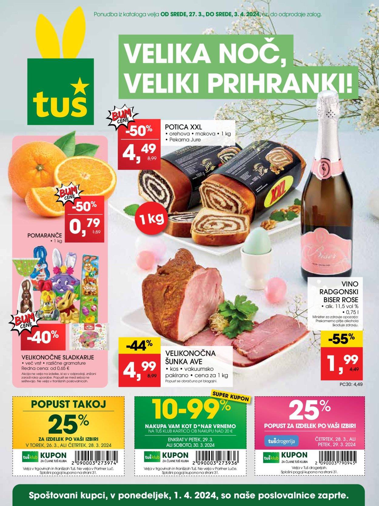Tuš katalog - 27.3.2024 - 3.4.2024. Stran 1