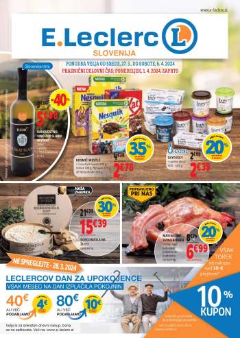 E.Leclerc katalog - 27.3.2024 - 6.4.2024.