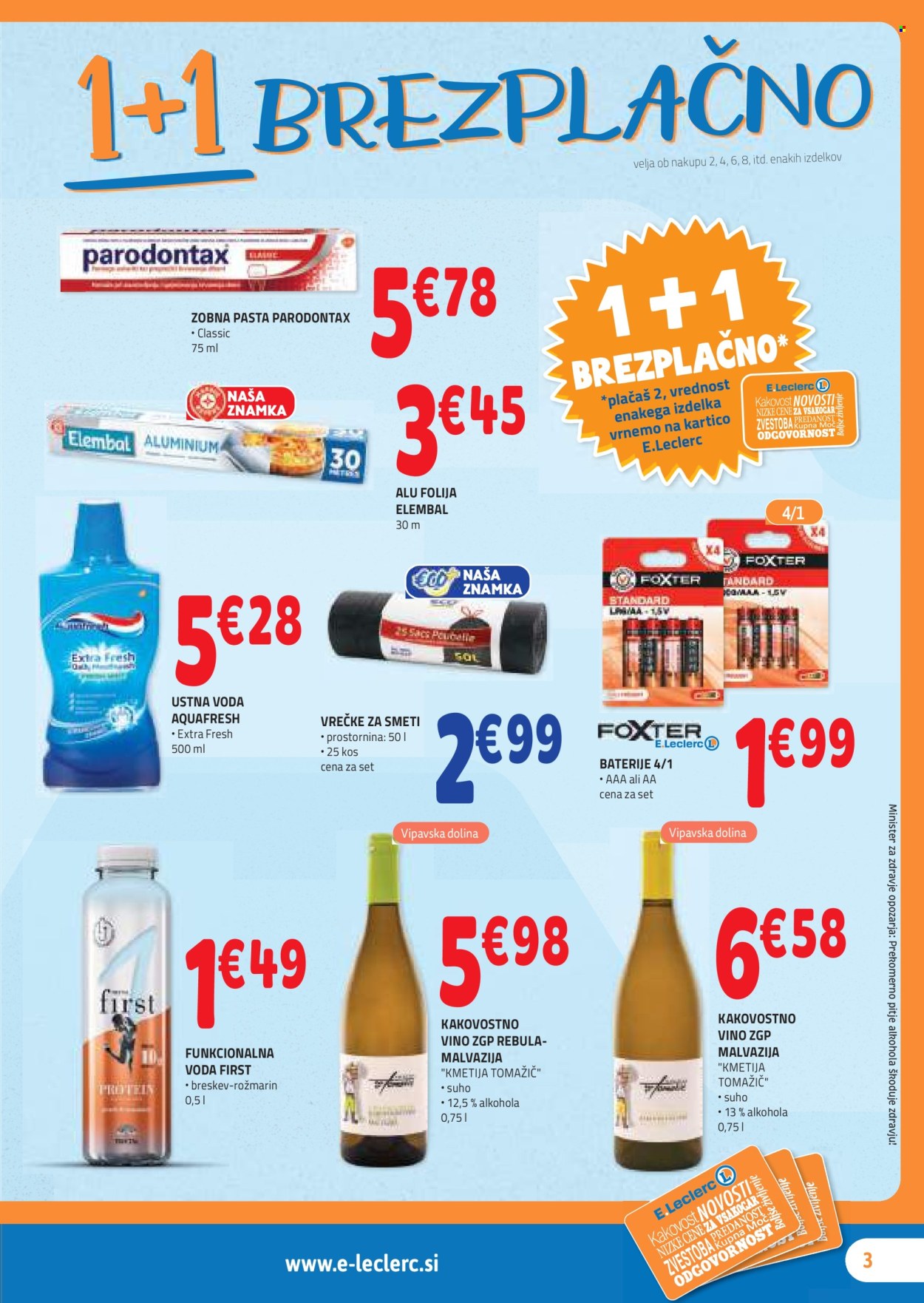 E.Leclerc katalog - 27.3.2024 - 6.4.2024. Stran 3