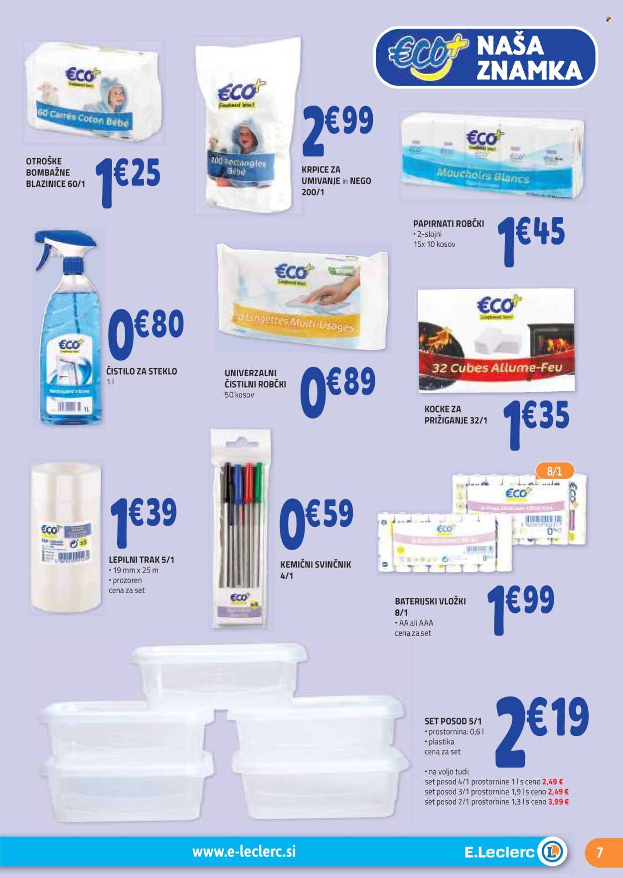 E.Leclerc katalog - 27.3.2024 - 6.4.2024. Stran 7