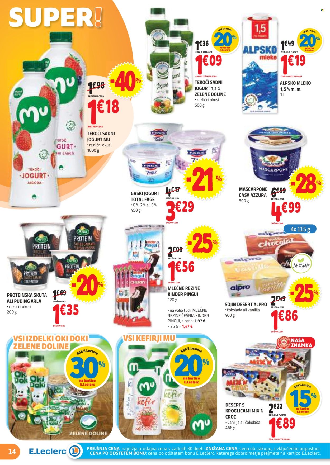 E.Leclerc katalog - 27.3.2024 - 6.4.2024. Stran 14