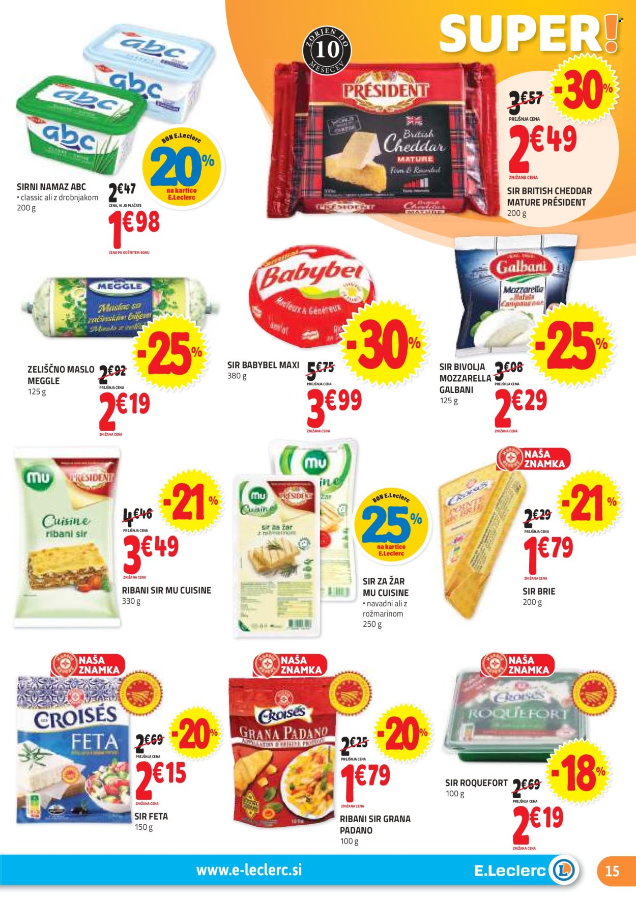 E.Leclerc katalog - 27.3.2024 - 6.4.2024. Stran 15