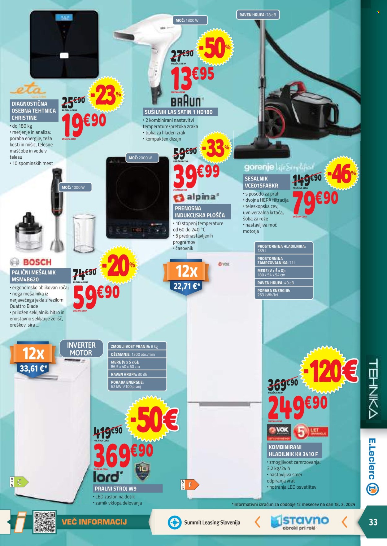 E.Leclerc katalog - 27.3.2024 - 6.4.2024. Stran 33