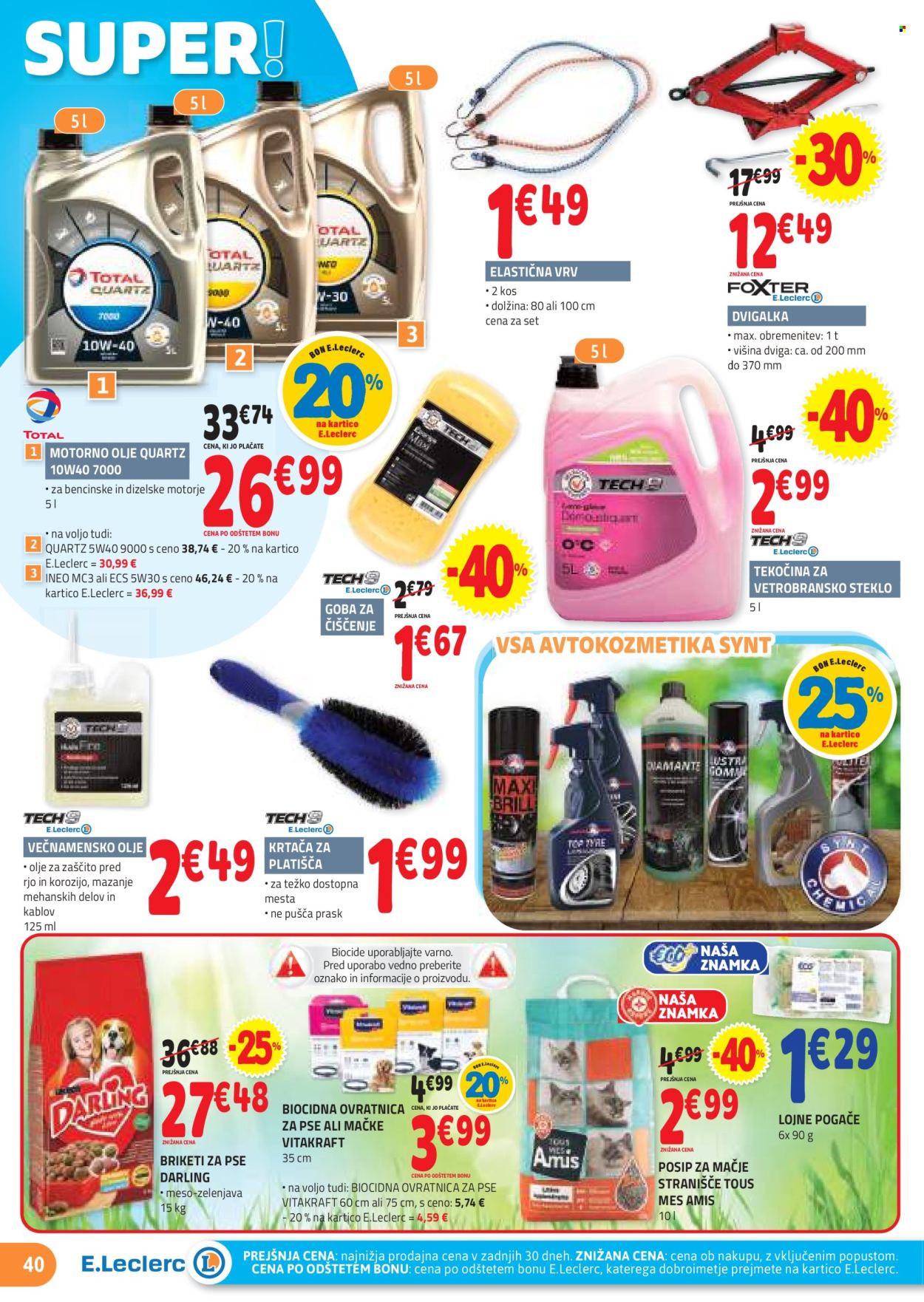 E.Leclerc katalog - 27.3.2024 - 6.4.2024. Stran 40