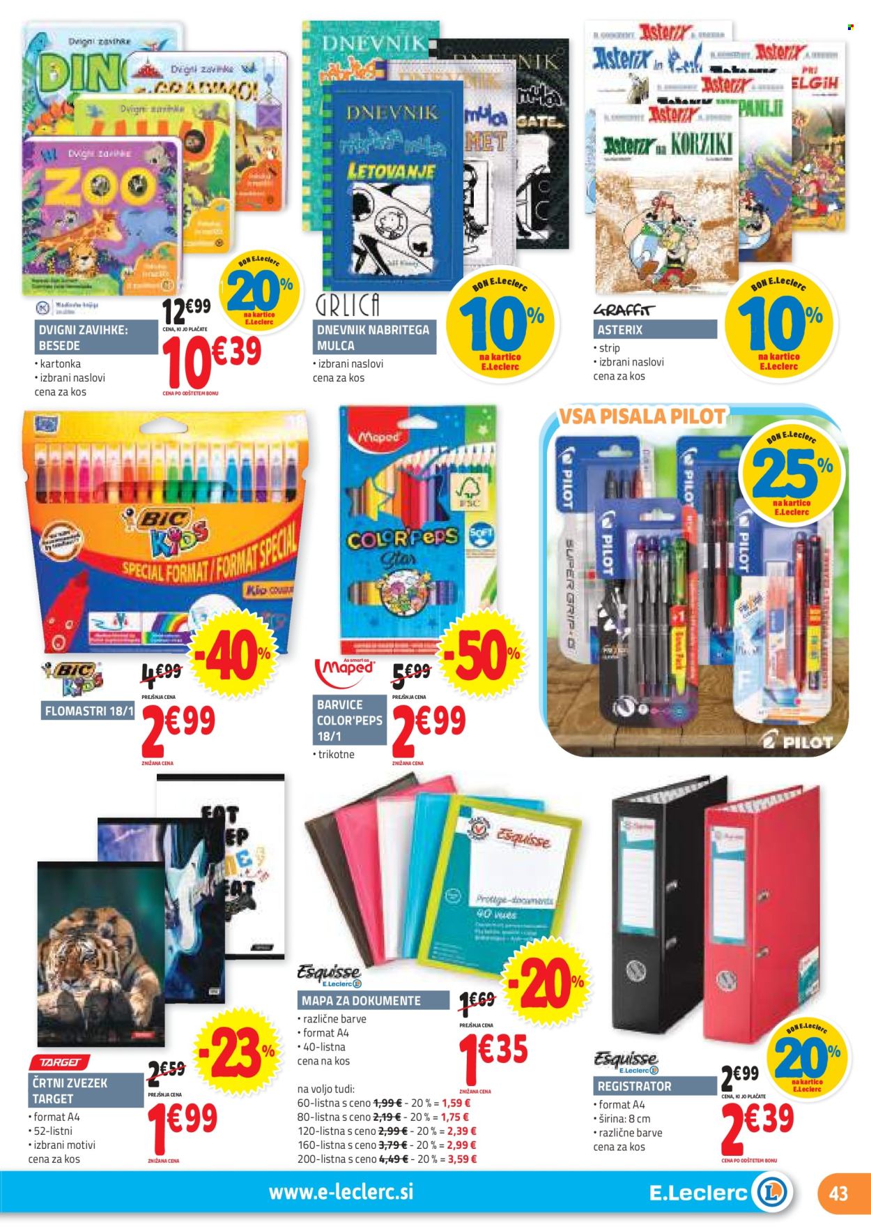 E.Leclerc katalog - 27.3.2024 - 6.4.2024. Stran 43