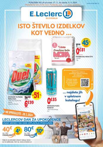 E.Leclerc katalog - 27.3.2024 - 6.4.2024.