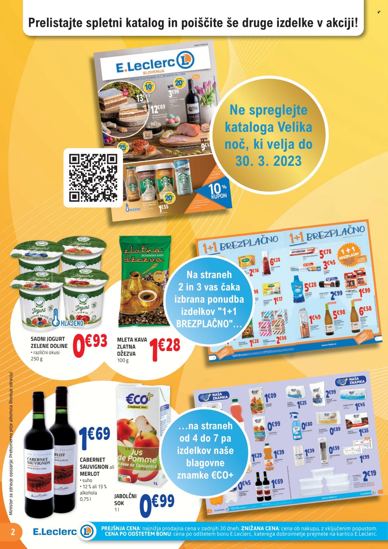 E.Leclerc katalog - 27.3.2024 - 6.4.2024. Stran 2