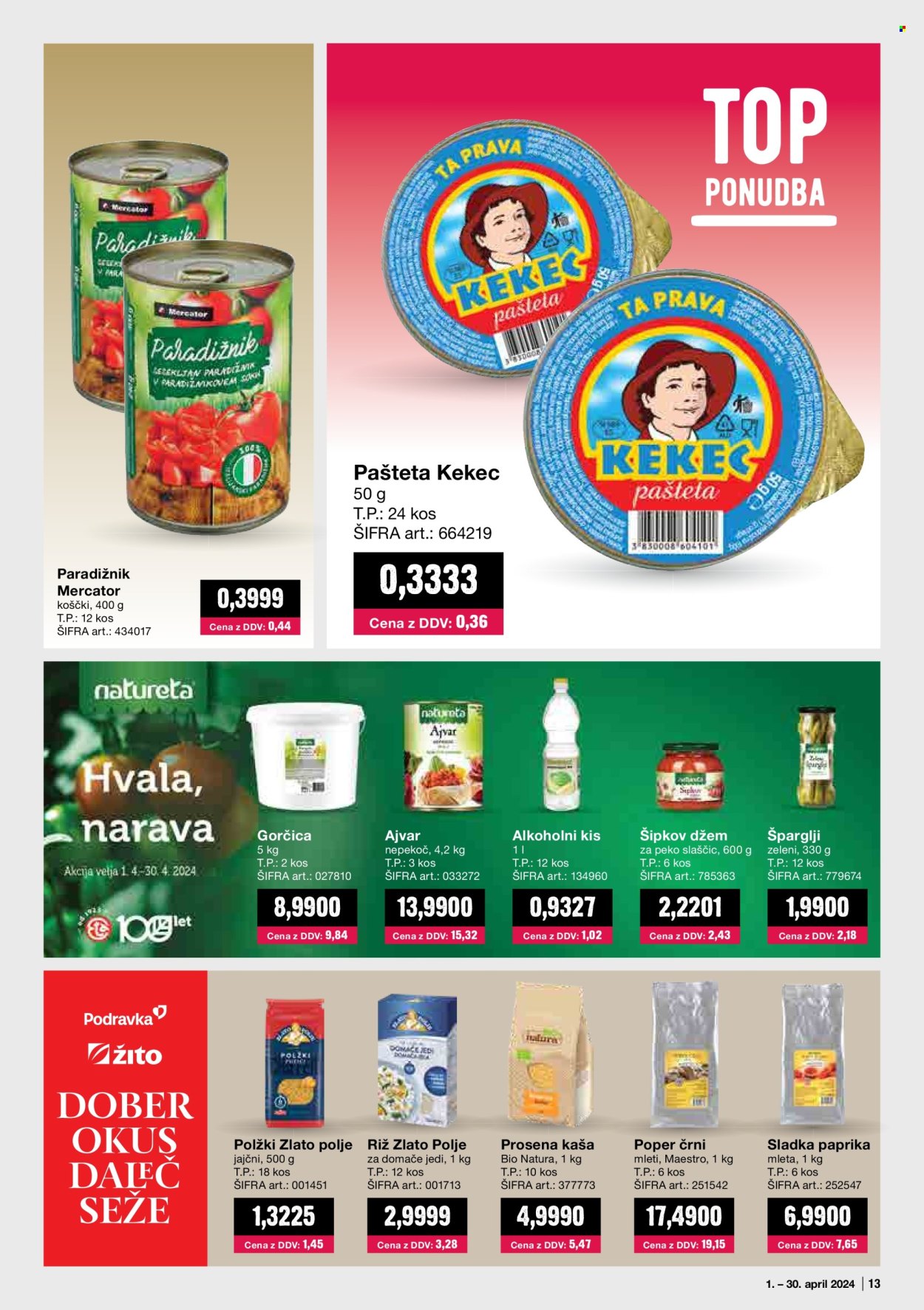 Mercator Cash & Carry katalog - 1.4.2024 - 30.4.2024. Stran 13