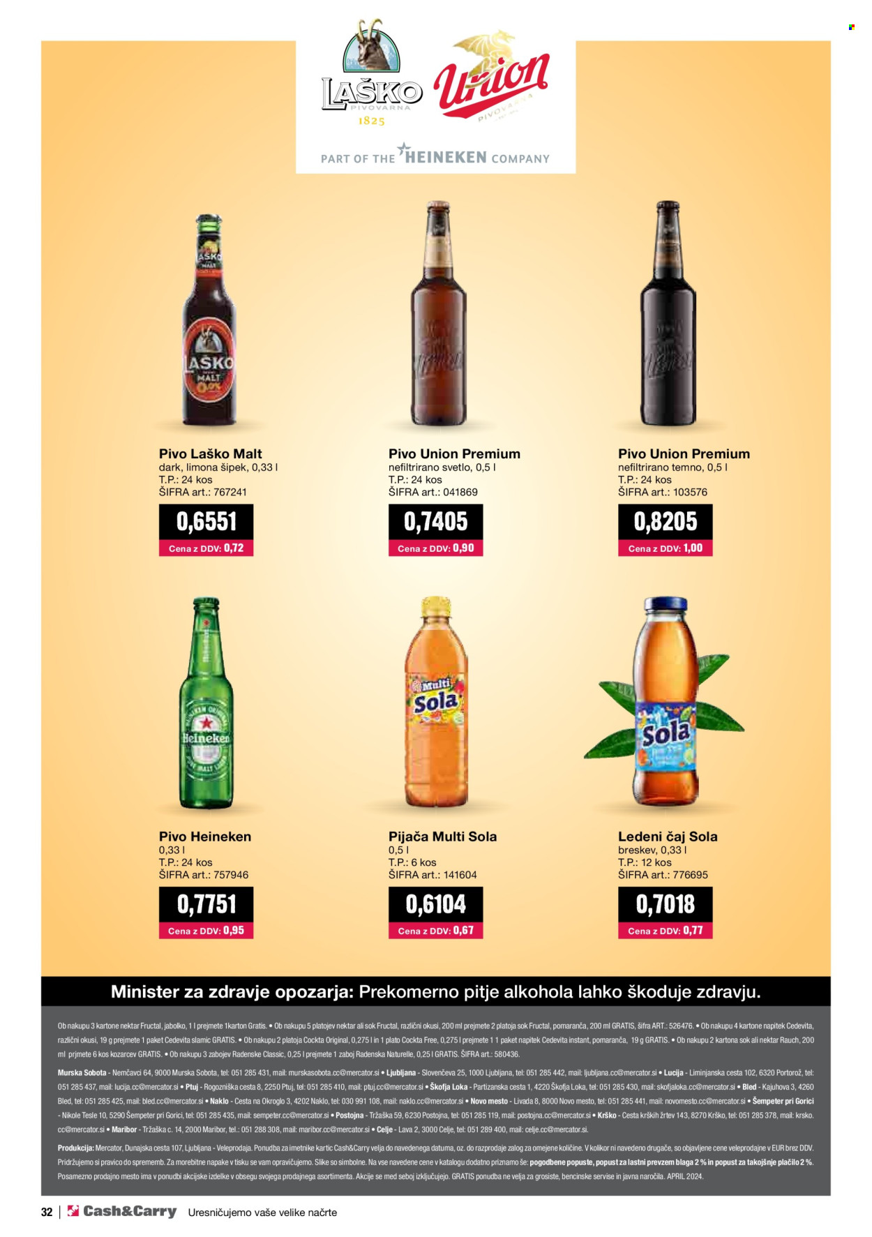 Mercator Cash & Carry katalog - 1.4.2024 - 30.4.2024. Stran 32