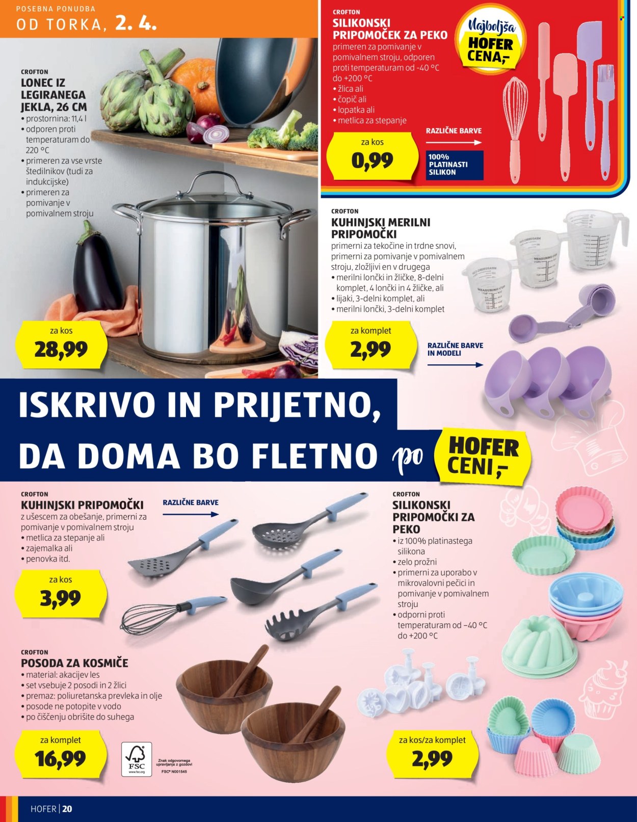 Hofer katalog - 28.3.2024 - 6.4.2024. Stran 20