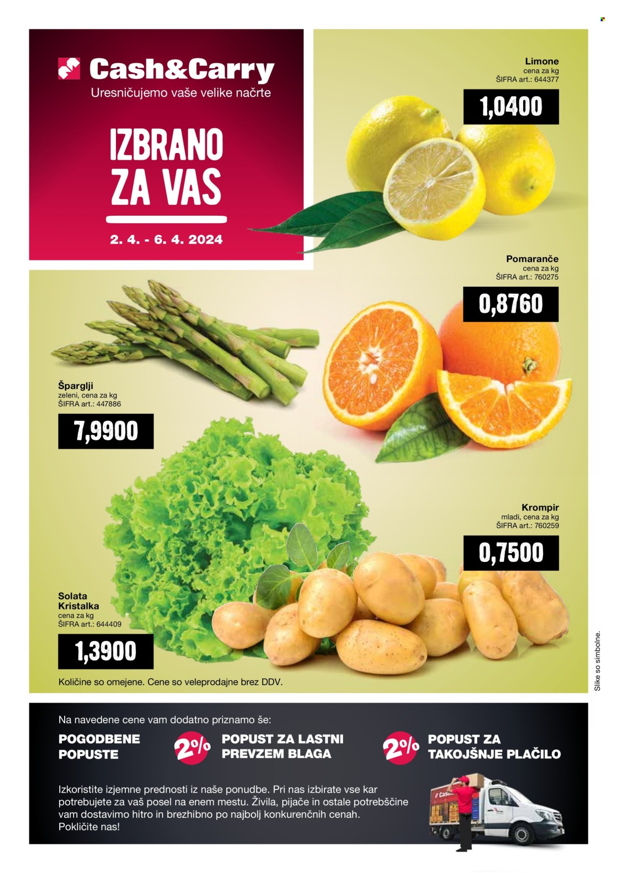 Mercator Cash & Carry katalog - 2.4.2024 - 6.4.2024. Stran 1