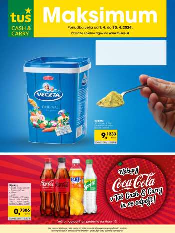 Tuš Cash & Carry katalog - 1.4.2024 - 30.4.2024.