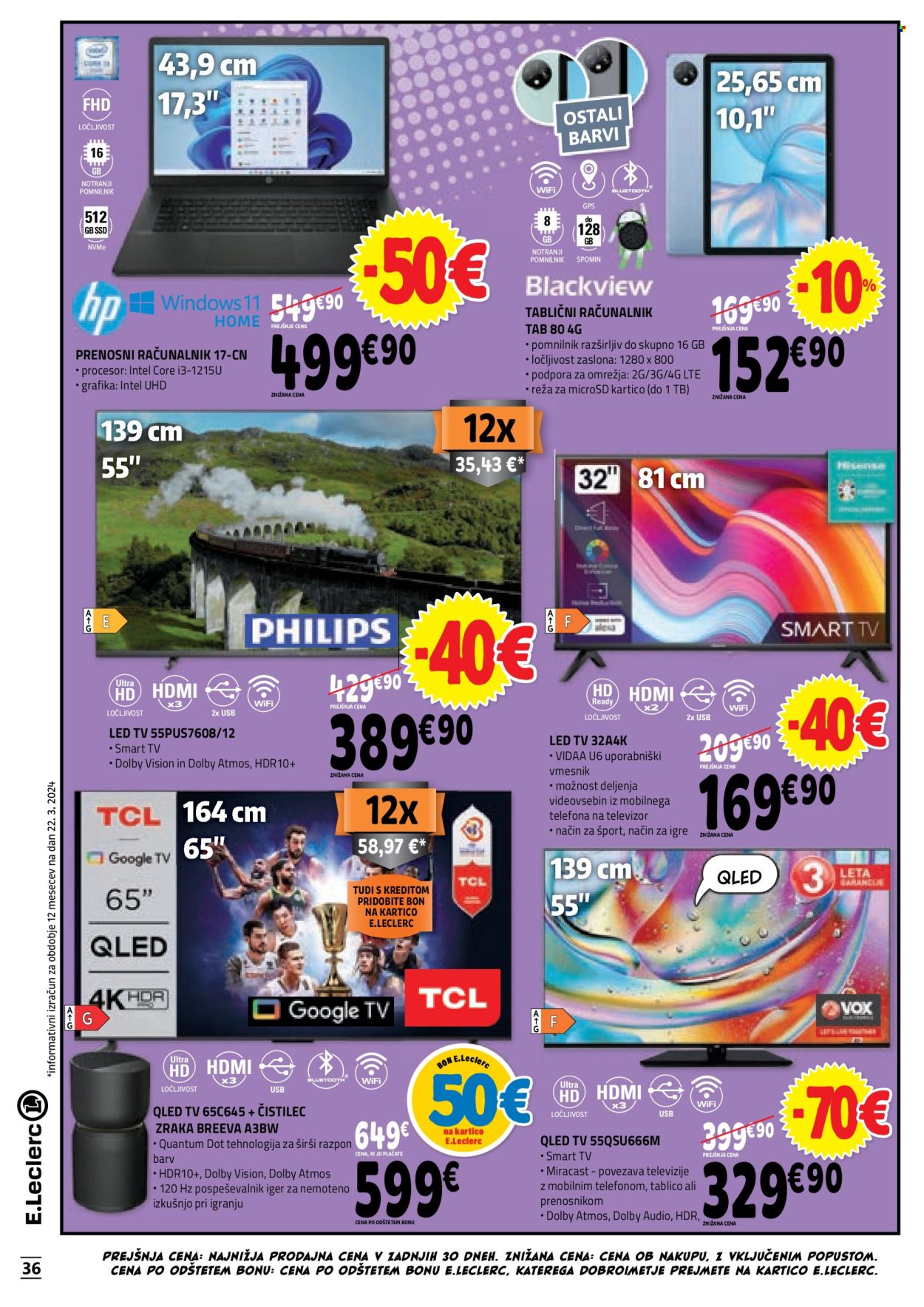 E.Leclerc katalog - 3.4.2024 - 13.4.2024. Stran 36