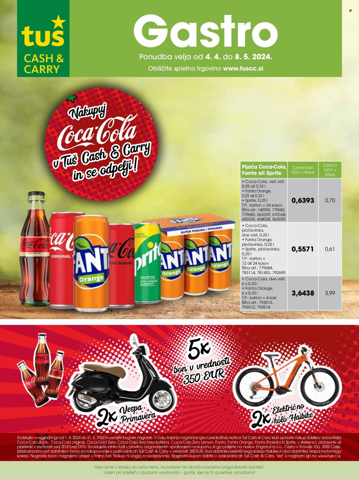 Tuš Cash & Carry katalog - 4.4.2024 - 8.5.2024. Stran 1