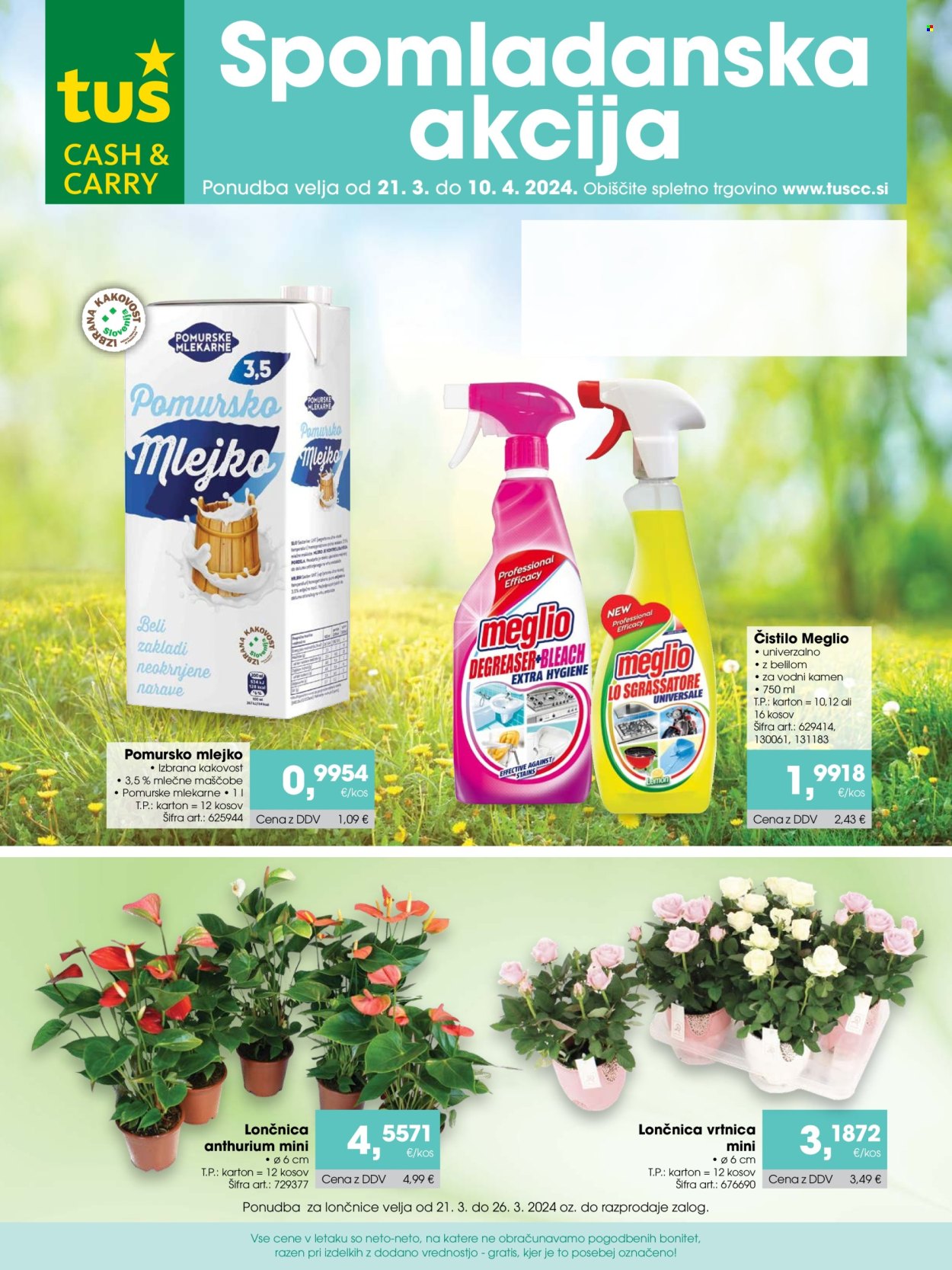 Tuš Cash & Carry katalog - 21.3.2024 - 10.4.2024. Stran 1