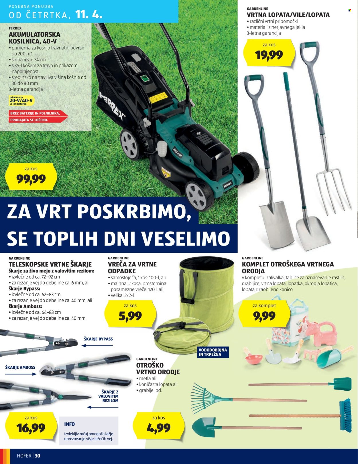 Hofer katalog - 4.4.2024 - 13.4.2024. Stran 30