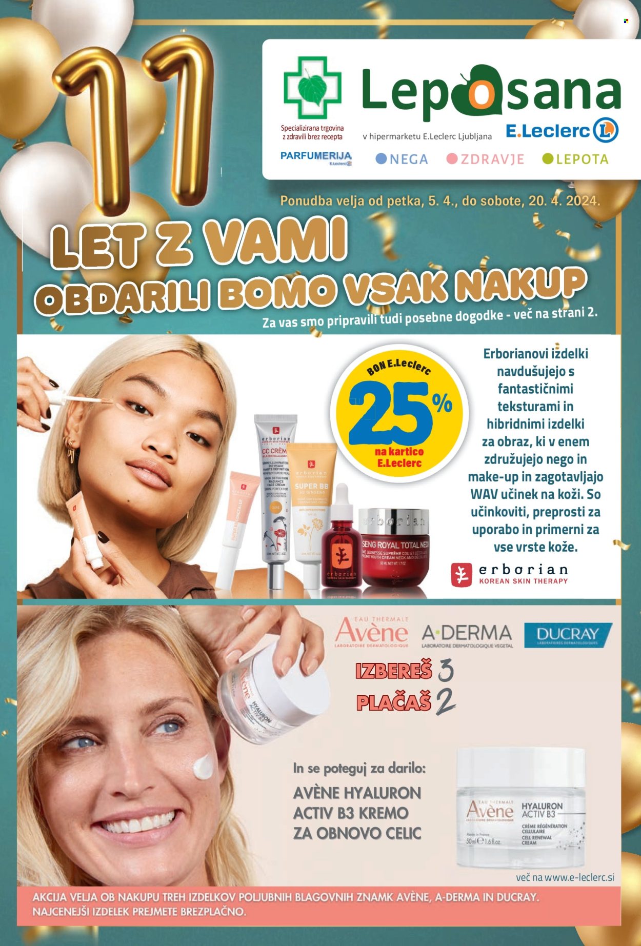 E.Leclerc katalog - 5.4.2024 - 20.4.2024. Stran 1
