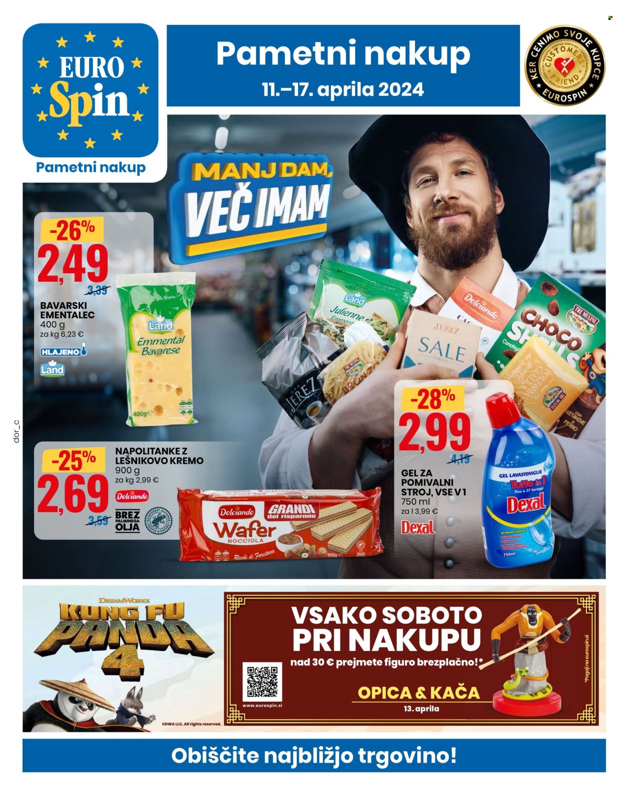 EuroSpin katalog - 11.4.2024 - 17.4.2024. Stran 1