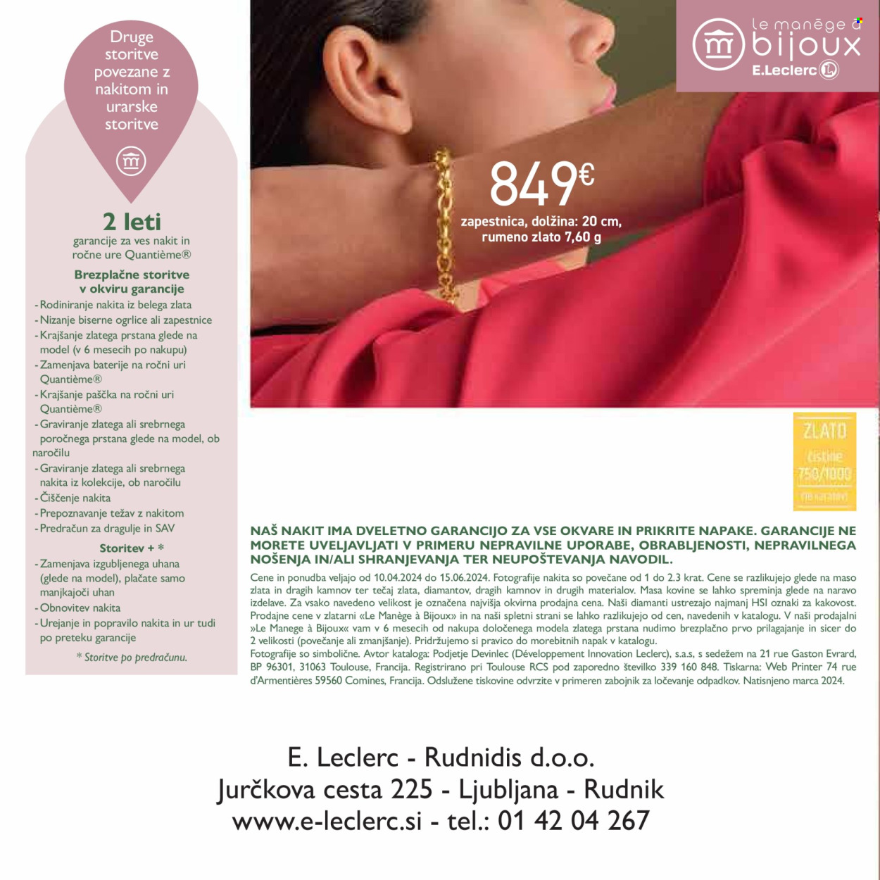 E.Leclerc katalog - 10.4.2024 - 15.6.2024. Stran 24
