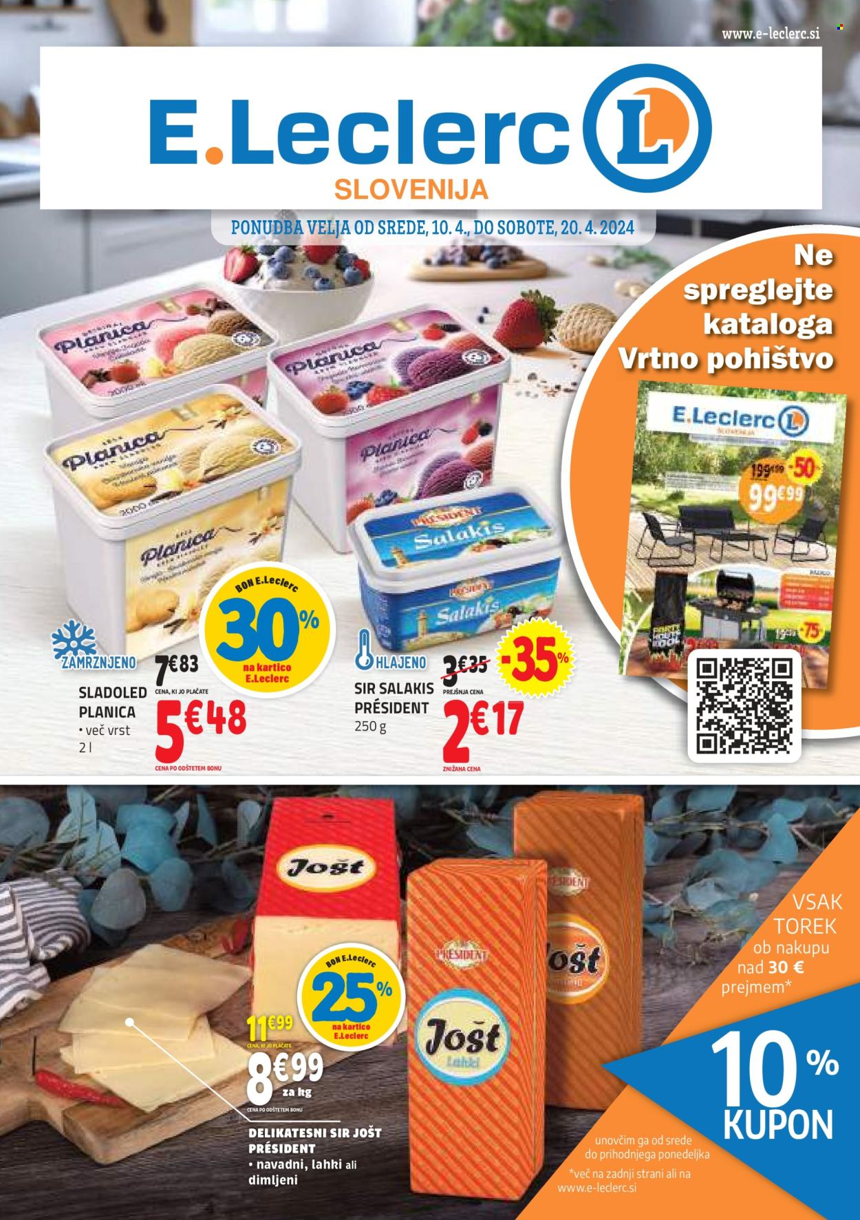 E.Leclerc katalog - 10.4.2024 - 20.4.2024. Stran 1