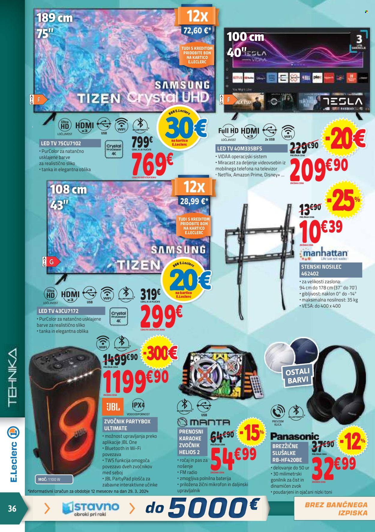 E.Leclerc katalog - 10.4.2024 - 20.4.2024. Stran 36