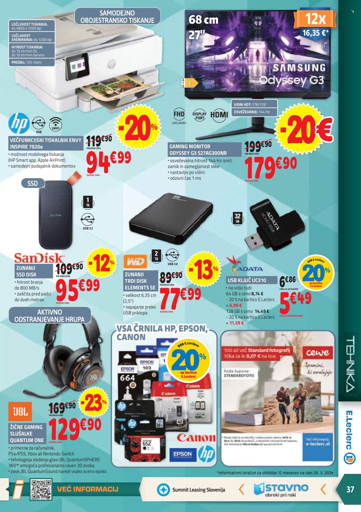 E.Leclerc katalog - 10.4.2024 - 20.4.2024. Stran 37