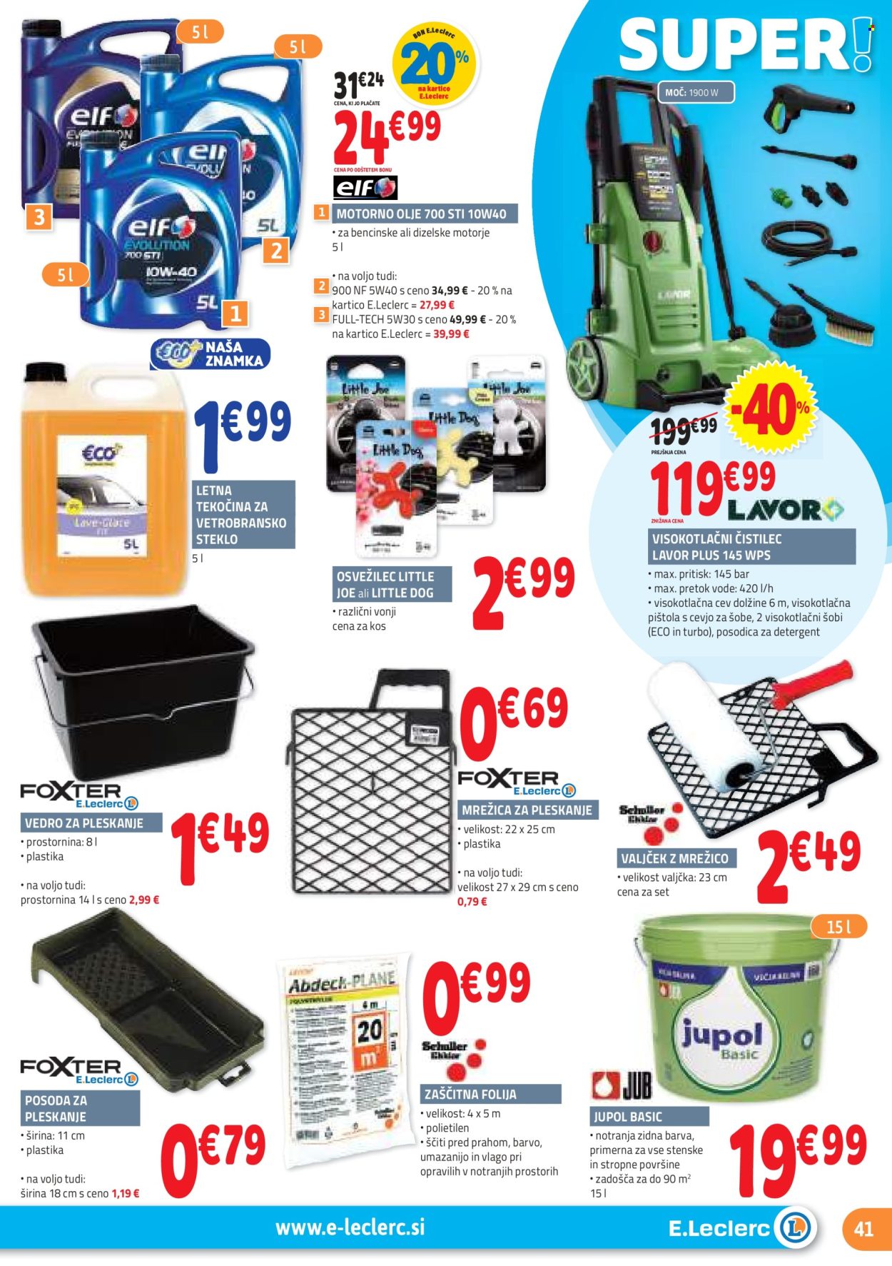E.Leclerc katalog - 10.4.2024 - 20.4.2024. Stran 41