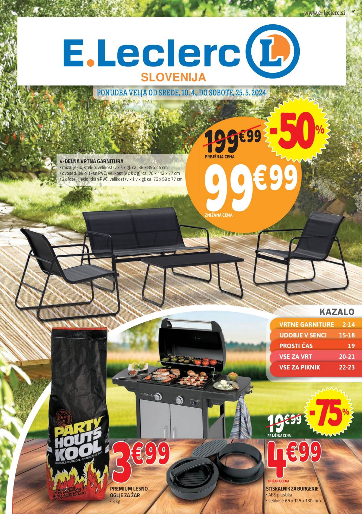 E.Leclerc katalog - 10.4.2024 - 25.5.2024. Stran 1