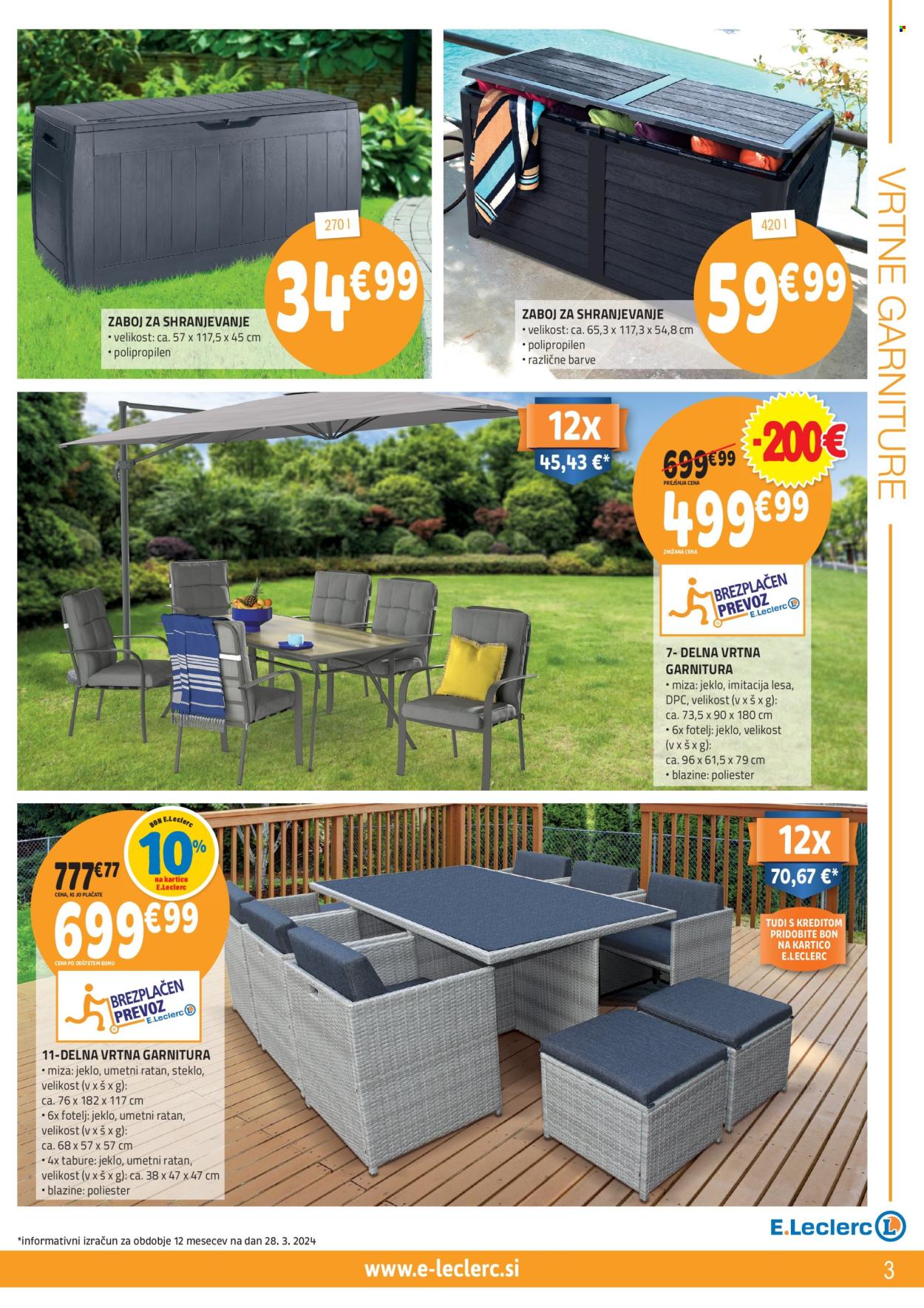 E.Leclerc katalog - 10.4.2024 - 25.5.2024. Stran 3