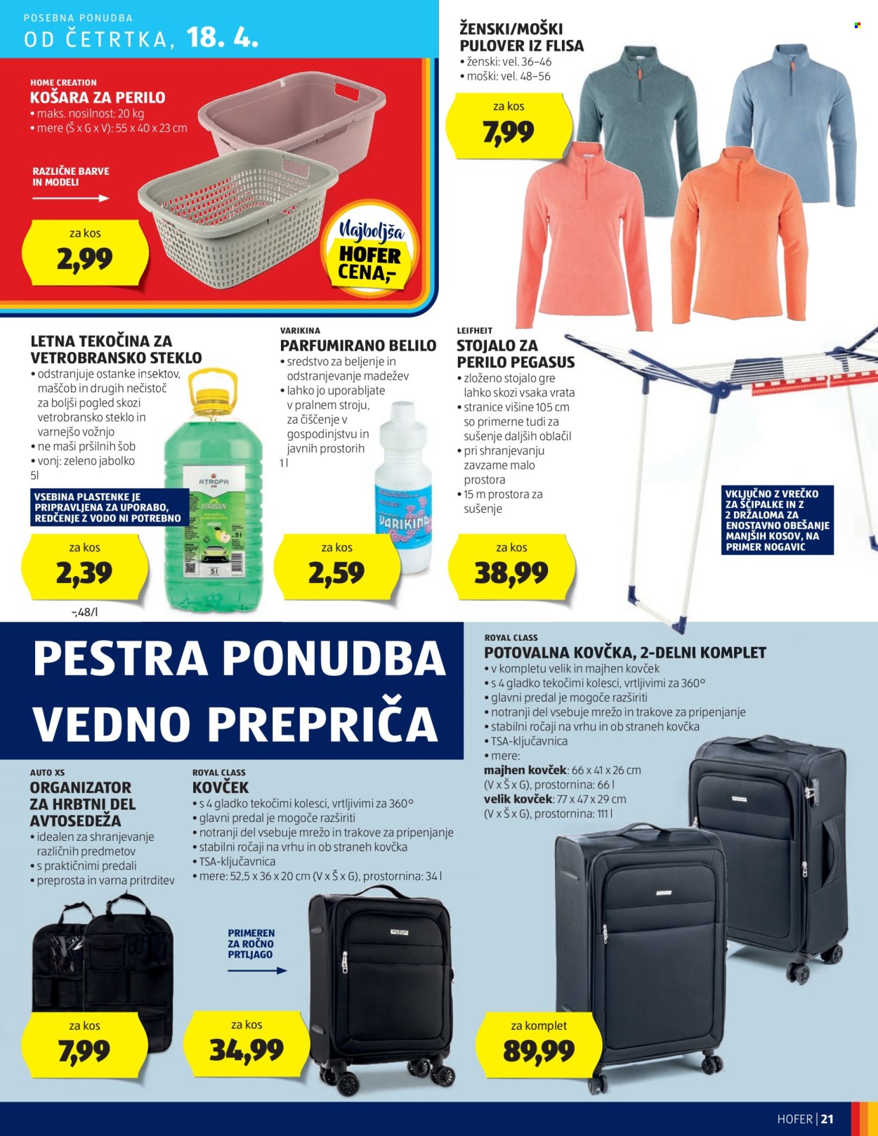 Hofer katalog - 11.4.2024 - 20.4.2024. Stran 21
