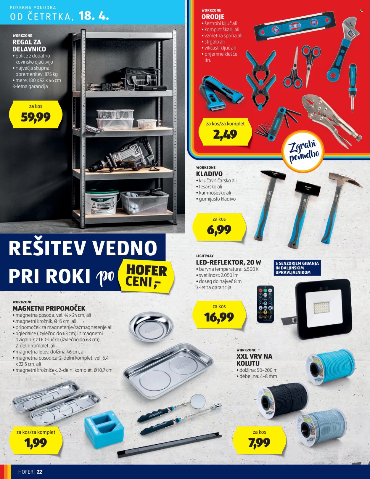 Hofer katalog - 11.4.2024 - 20.4.2024. Stran 22