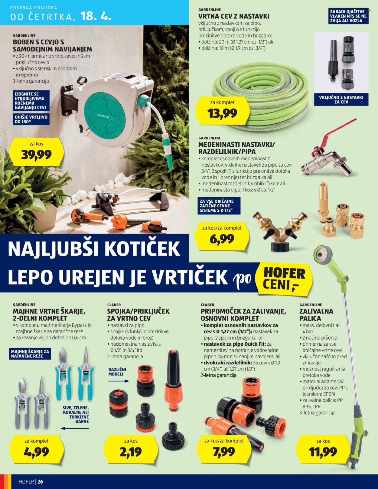 Hofer katalog - 11.4.2024 - 20.4.2024. Stran 26