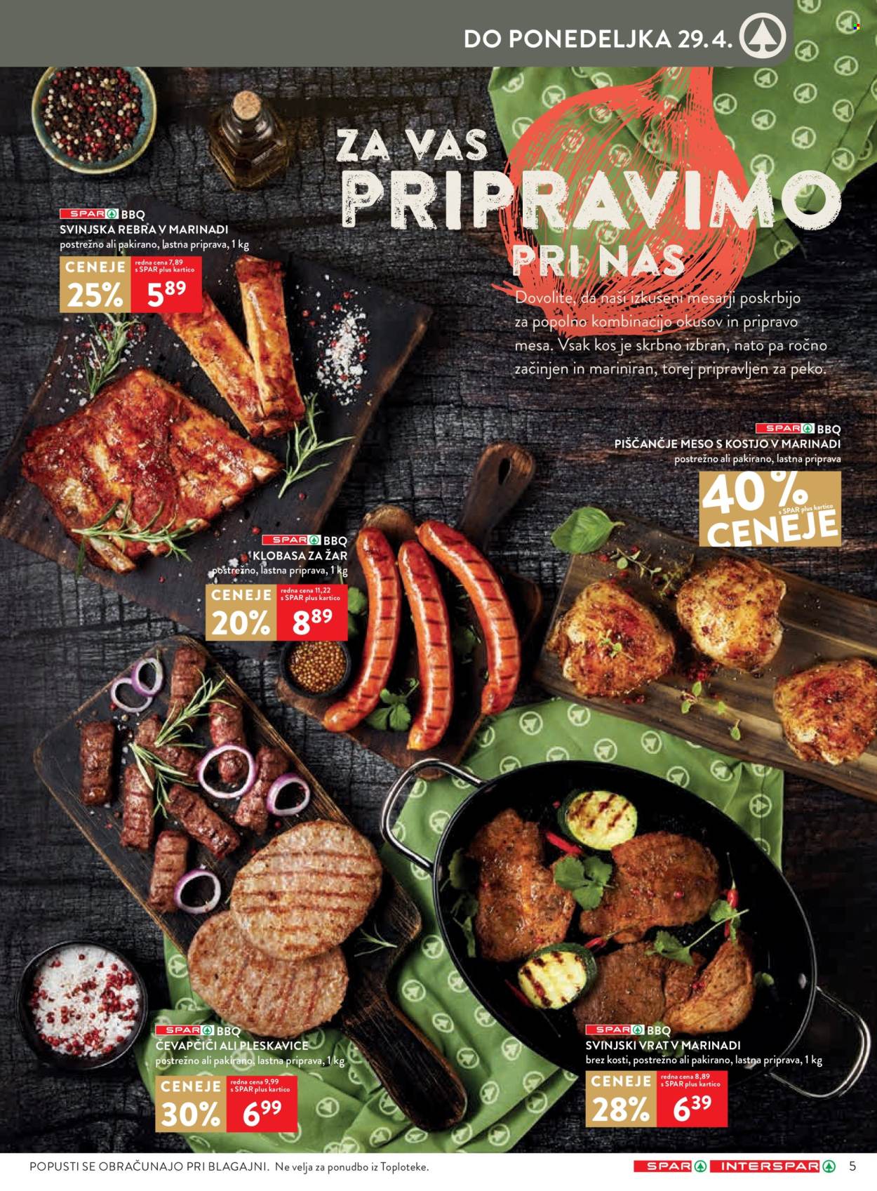 SPAR katalog - 17.4.2024 - 29.4.2024. Stran 5