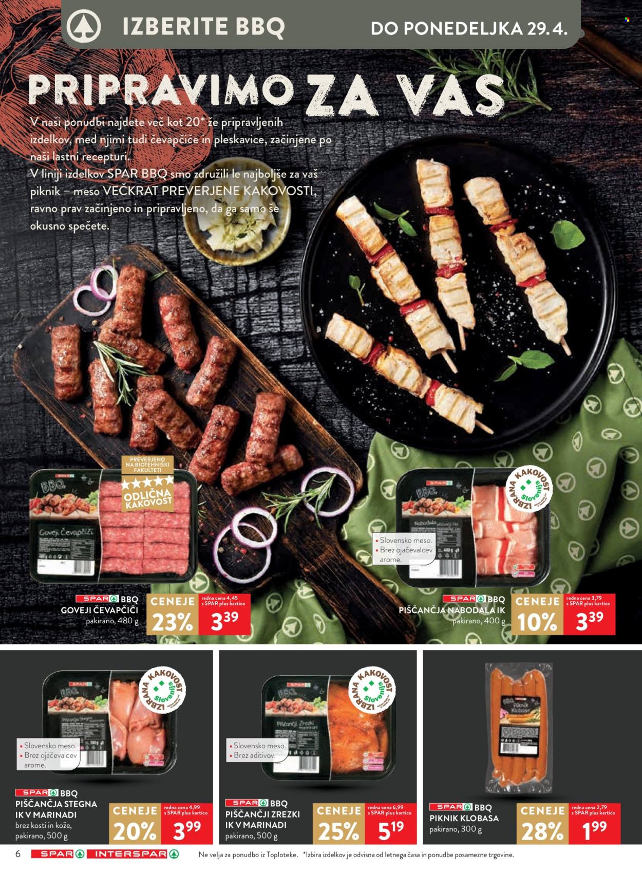 SPAR katalog - 17.4.2024 - 29.4.2024. Stran 6
