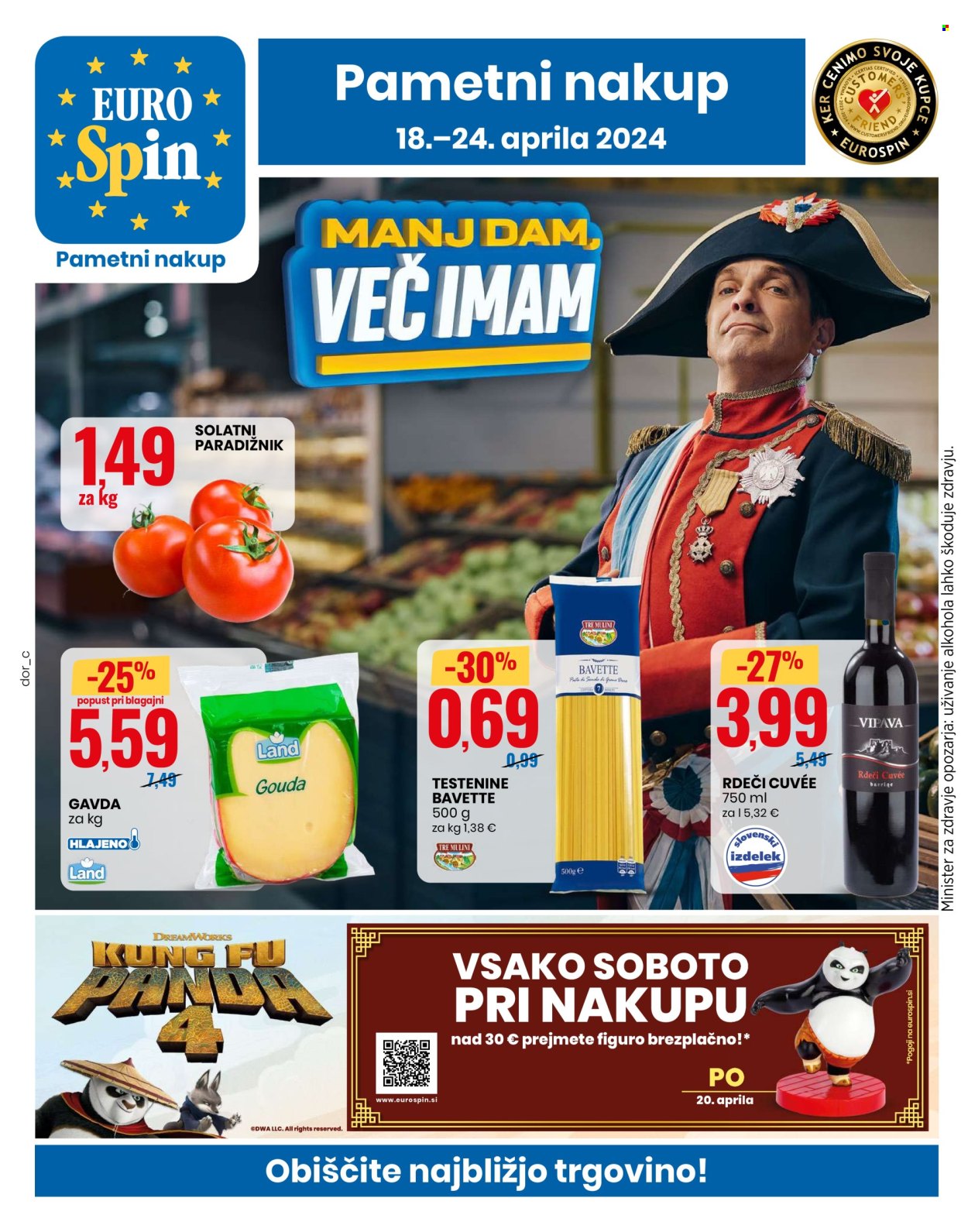 EuroSpin katalog - 18.4.2024 - 24.4.2024. Stran 1