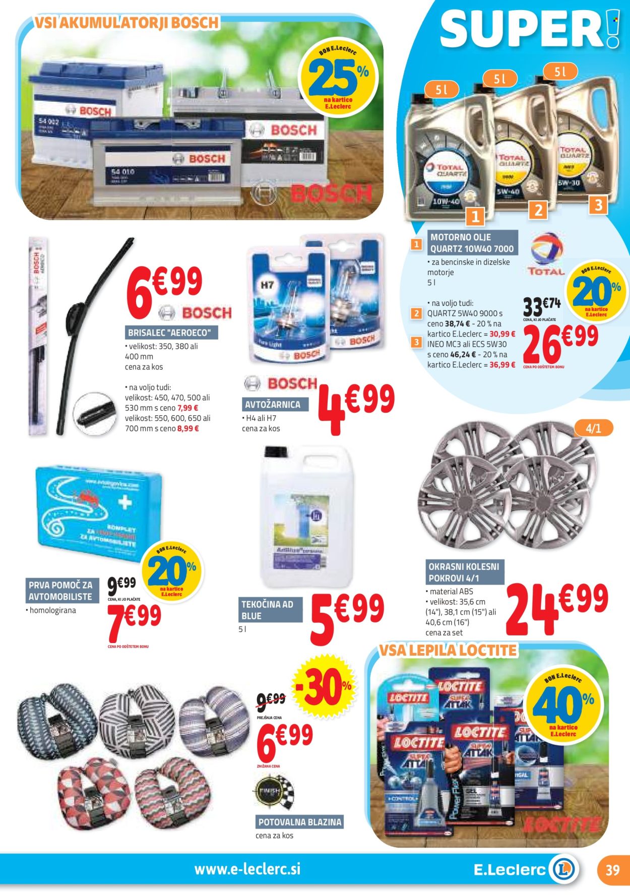 E.Leclerc katalog - 17.4.2024 - 26.4.2024. Stran 39