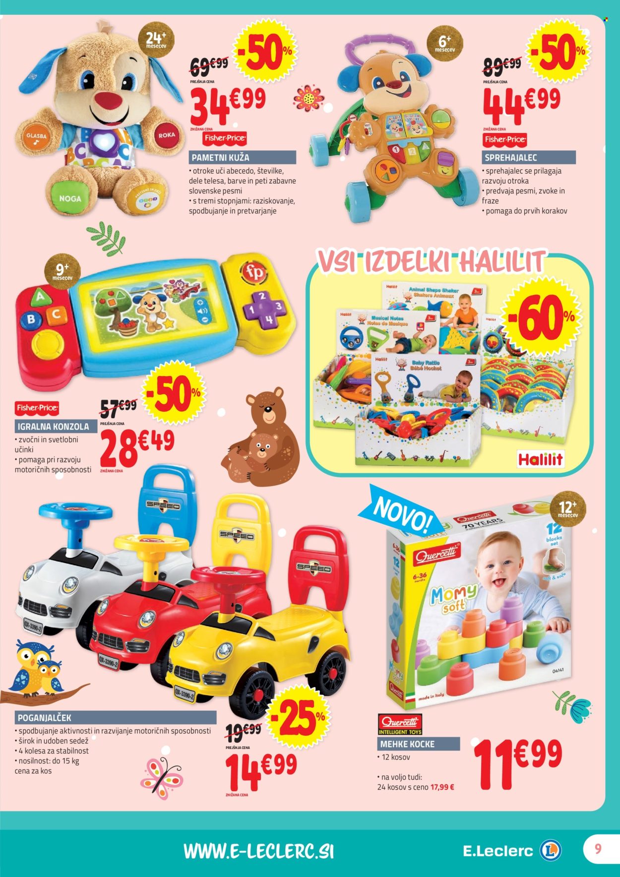 E.Leclerc katalog - 17.4.2024 - 4.5.2024. Stran 9
