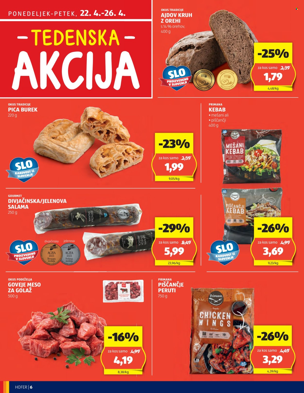 Hofer katalog - 18.4.2024 - 26.4.2024. Stran 6