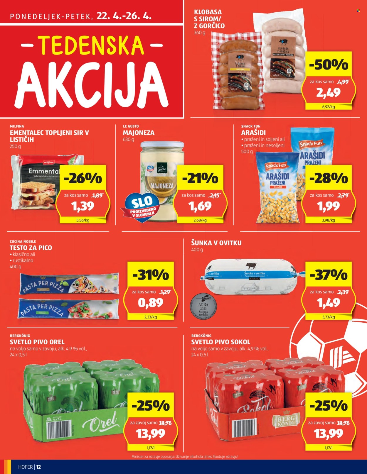 Hofer katalog - 18.4.2024 - 26.4.2024. Stran 12