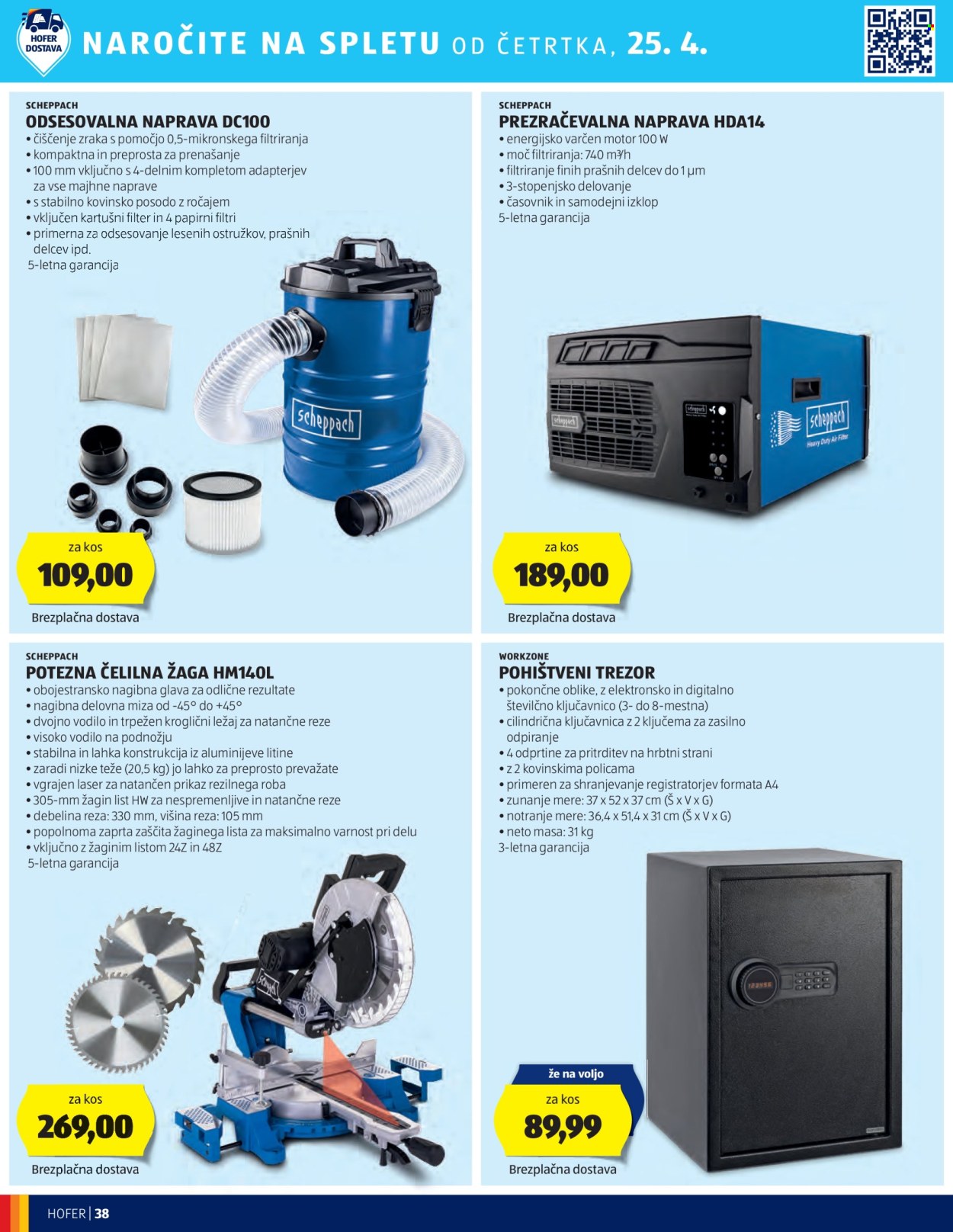 Hofer katalog - 18.4.2024 - 26.4.2024. Stran 38