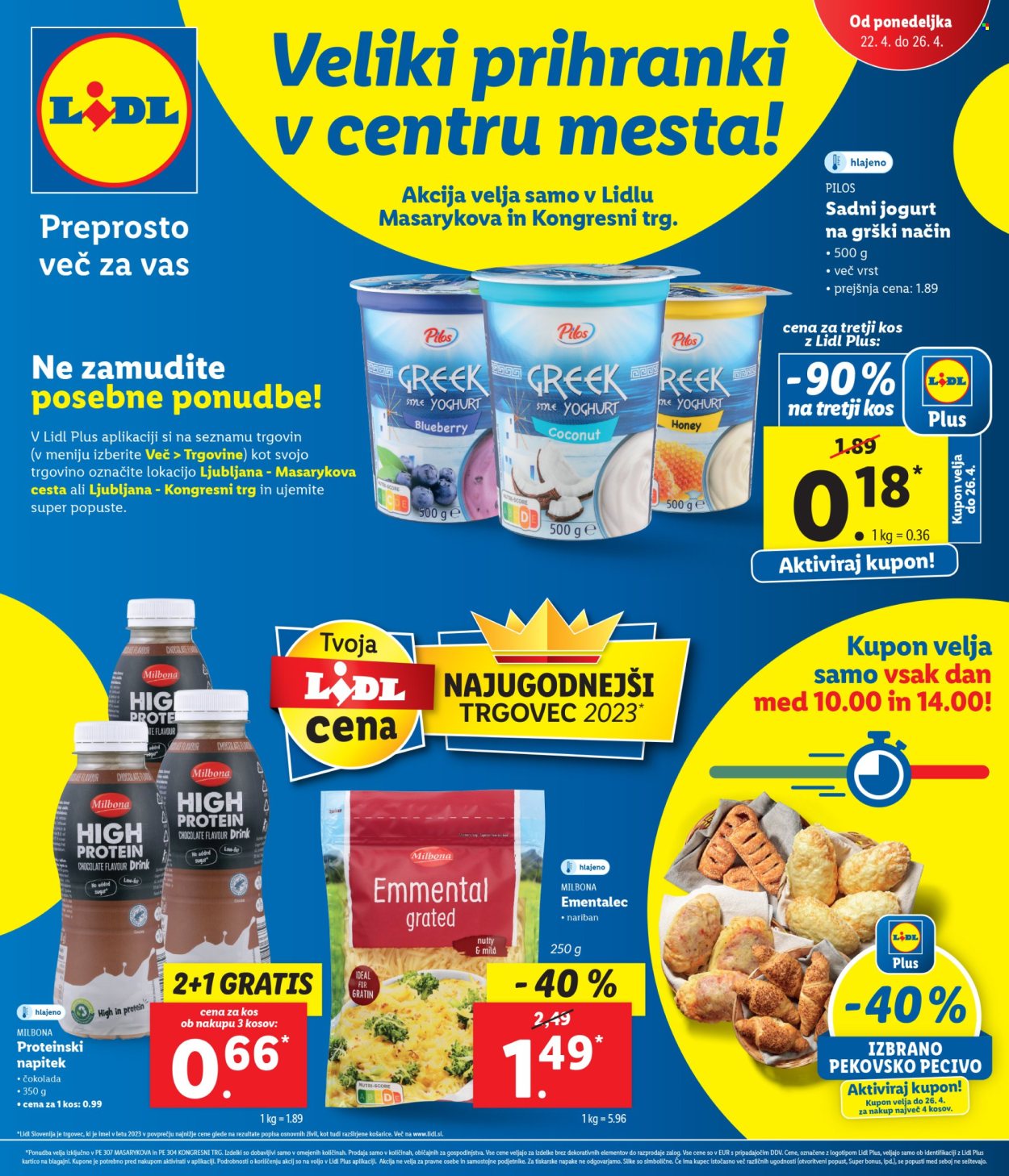 Lidl katalog - 22.4.2024 - 26.4.2024. Stran 1