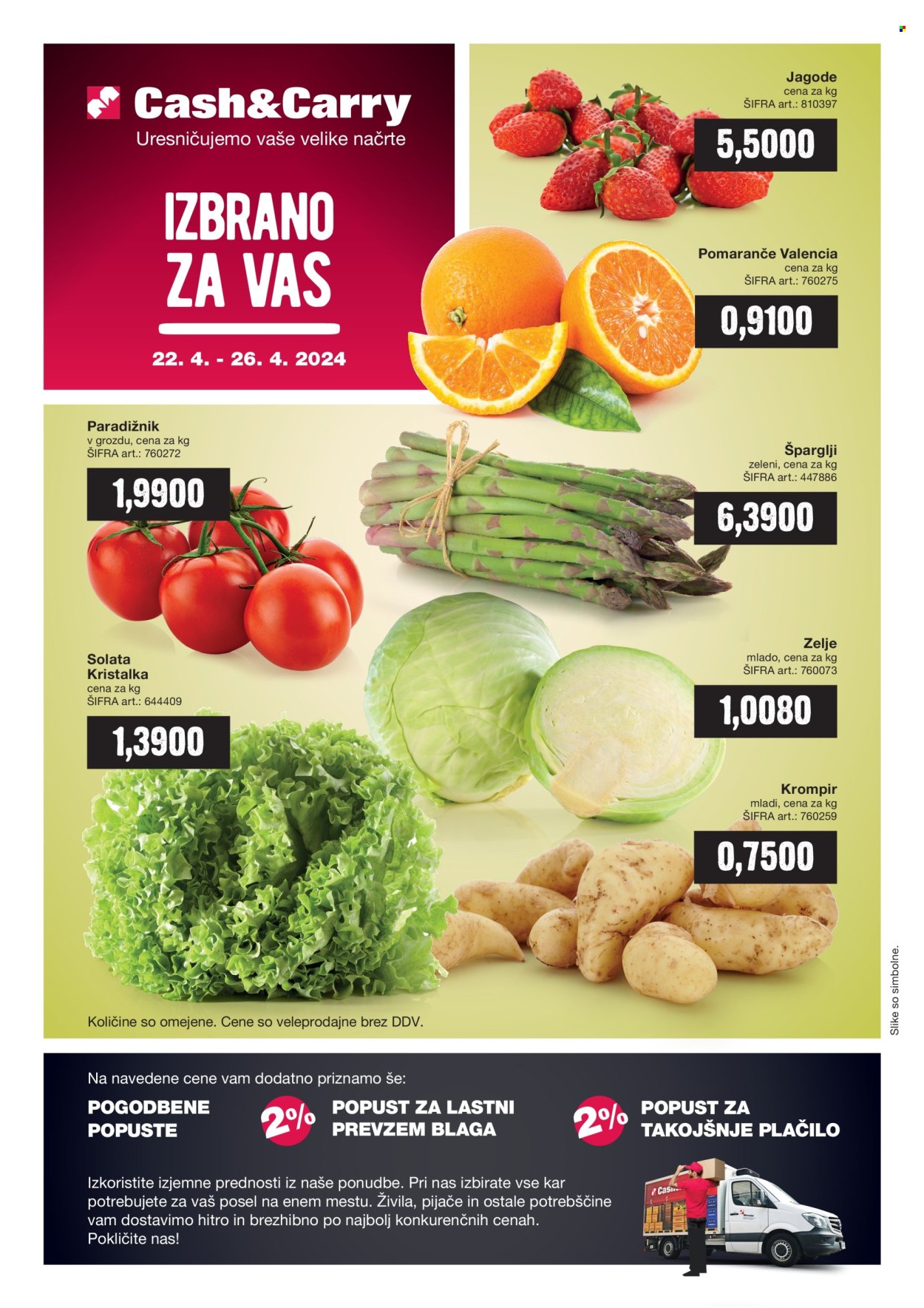 Mercator Cash & Carry katalog - 22.4.2024 - 26.4.2024. Stran 1