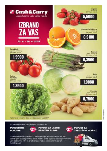 Mercator Cash & Carry katalog - 22.4.2024 - 26.4.2024.